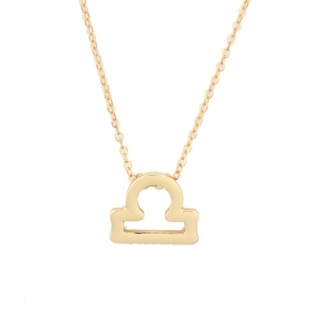 Zodiac Charm Pendant Necklace LIBRA - Picture 2 of 2